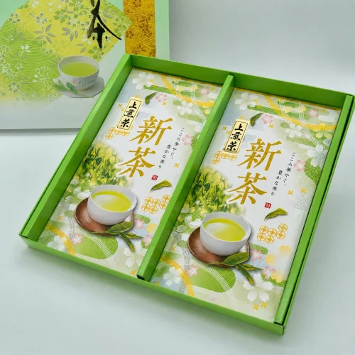【新茶】上煎茶 2本組(ギフト箱入)
